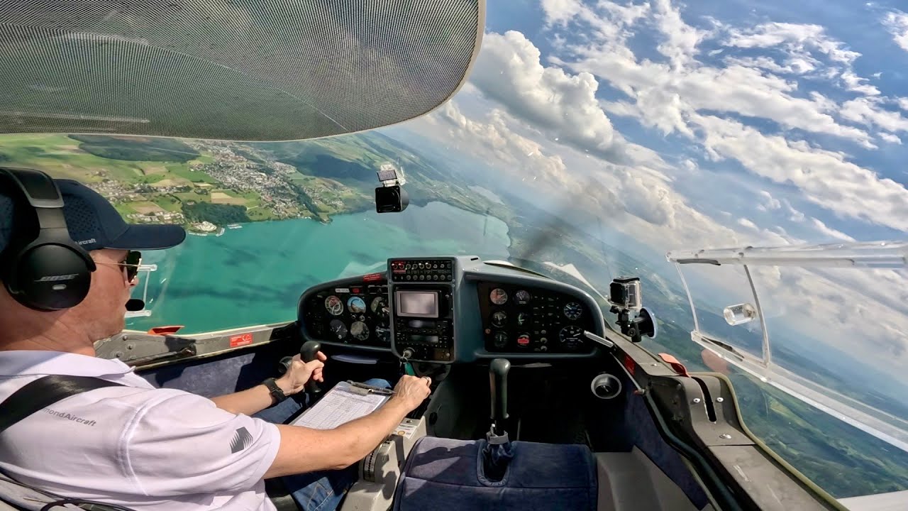 Solo training flight LSZF / BIRRFELD 6.6.2024