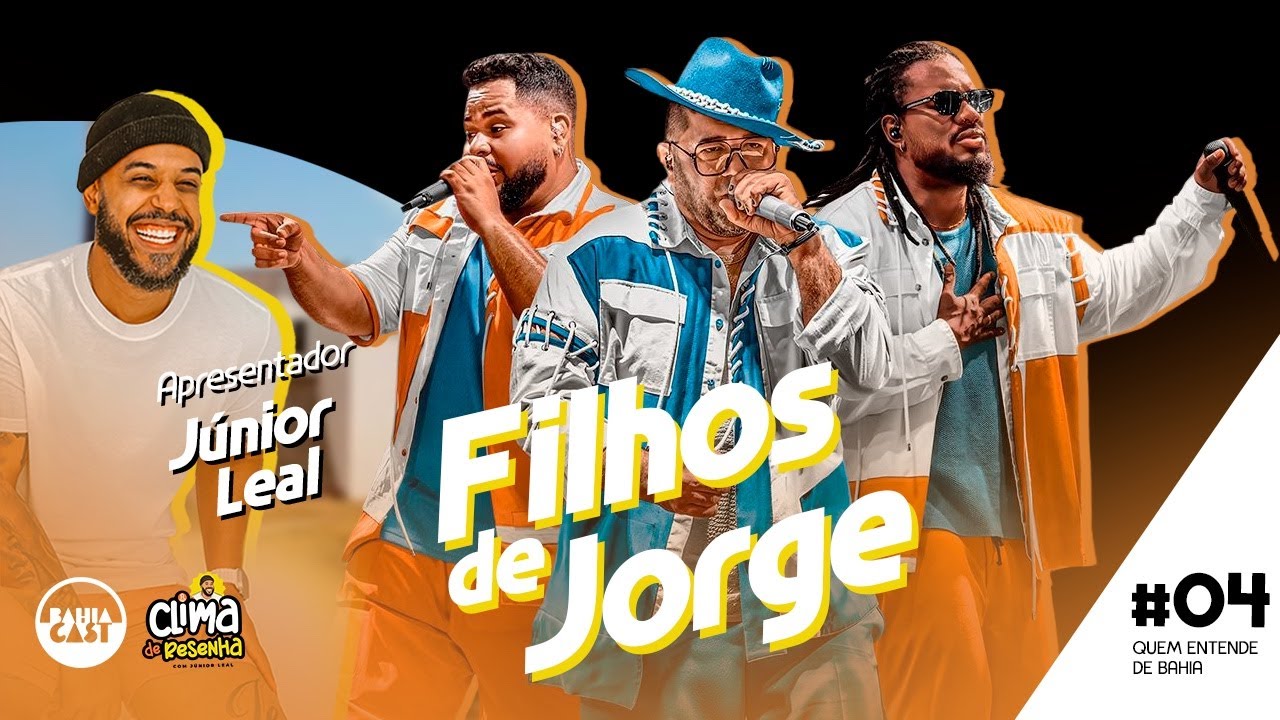 Filhos de Jorge falam sobre carreira, estrada e energia no CLIMA DE RESENHA com J&uacute;nior Leal