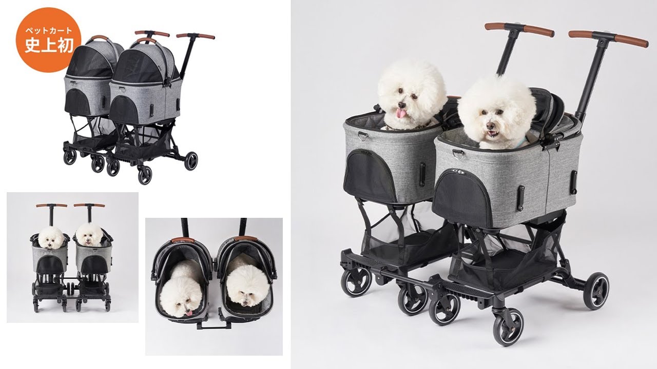 AIRBUGGY FITT系列 WIZ 推車的連結，全日本及台灣首台可連結的寵物推車!! 連結方式介紹