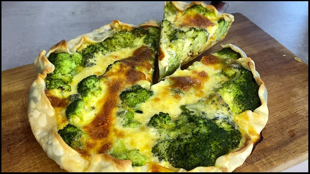 TARTA de BROCOLI SALUDABLE