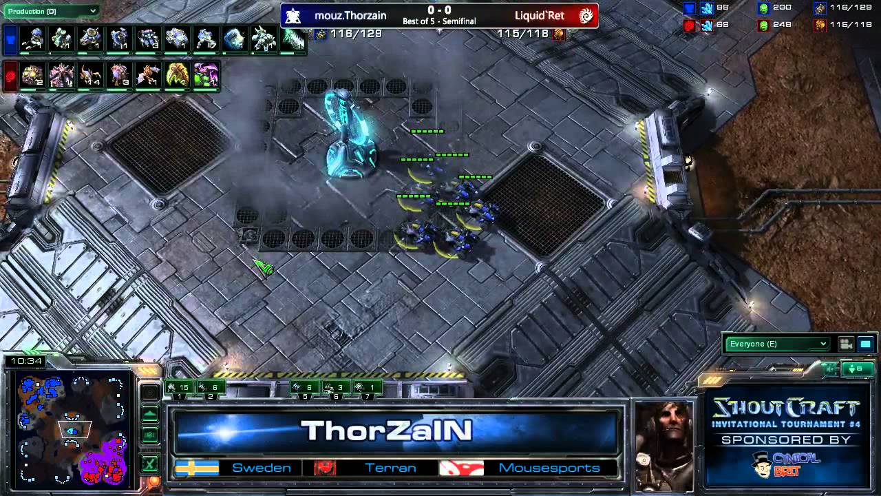 ► SHOUTcraft - SCi4 - RO4 : Ret vs ThorZaIN G1