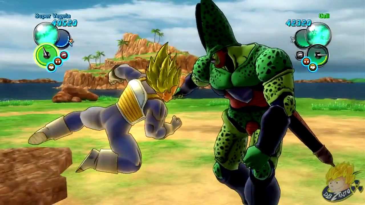 Dragon Ball Z Ultimate Tenkaichi - Story Mode Super Vegeta Vs Cell (Часть 30) 【HD】