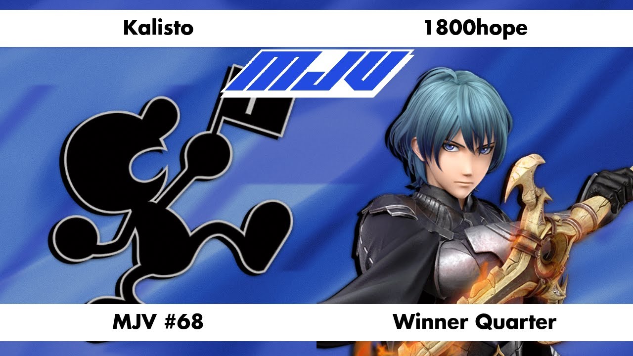MJV #68 - Kalisto (GnW) Vs. 1800hope (Byleth) - Winner Quarter