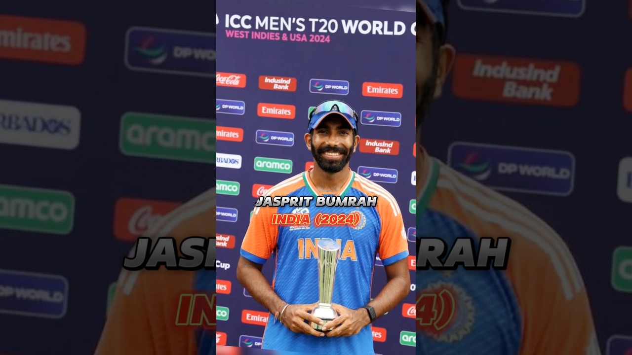 Player of the Tournament in T20 World Cup 2007 - 2024 #indiancricket #cricketaustralia #t20worldcup