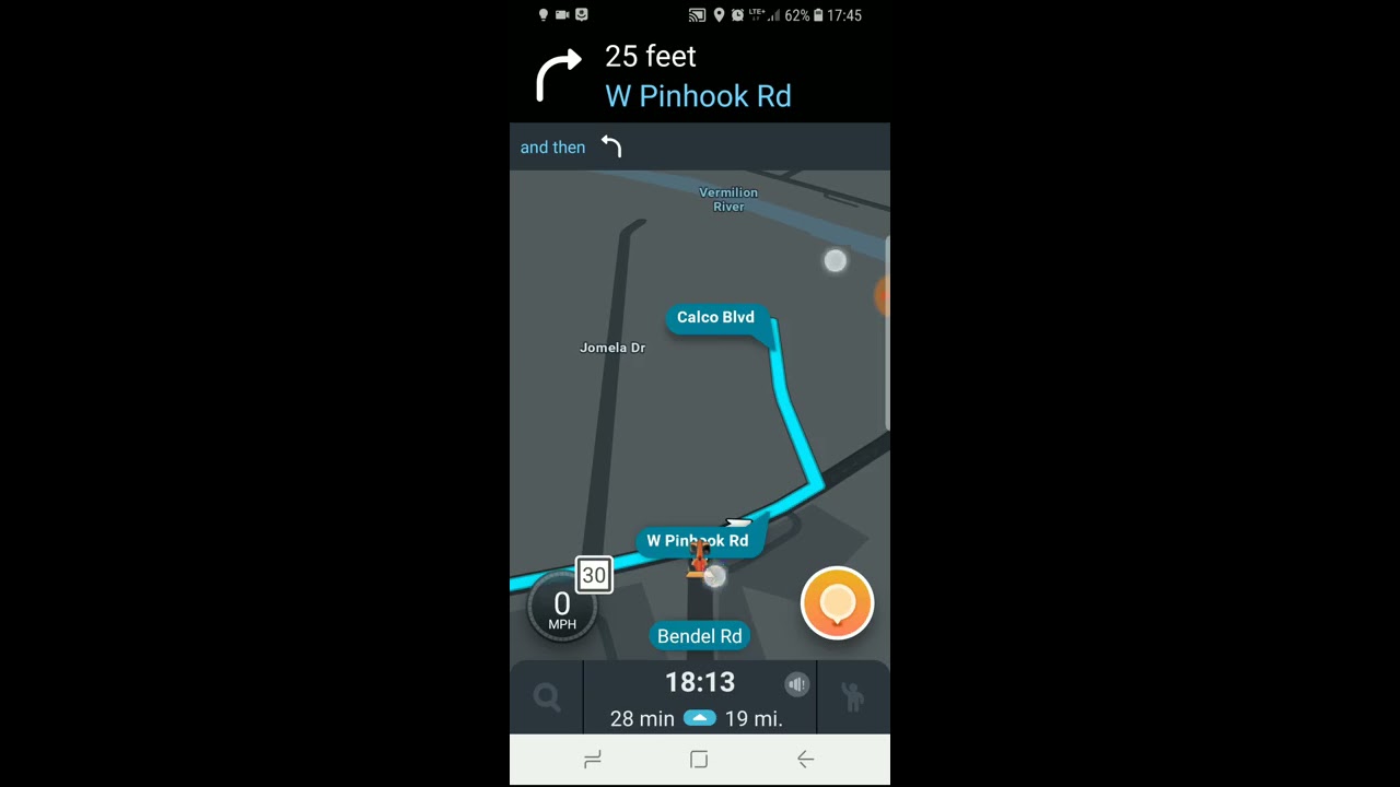 Настройка маршрута с помощью Waze