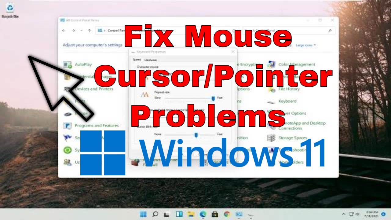 How to Fix Cursor Problem Windows 11 - Cursor Freezes, Cursor Hangs, Cursor Disappears, Cursor Jumps