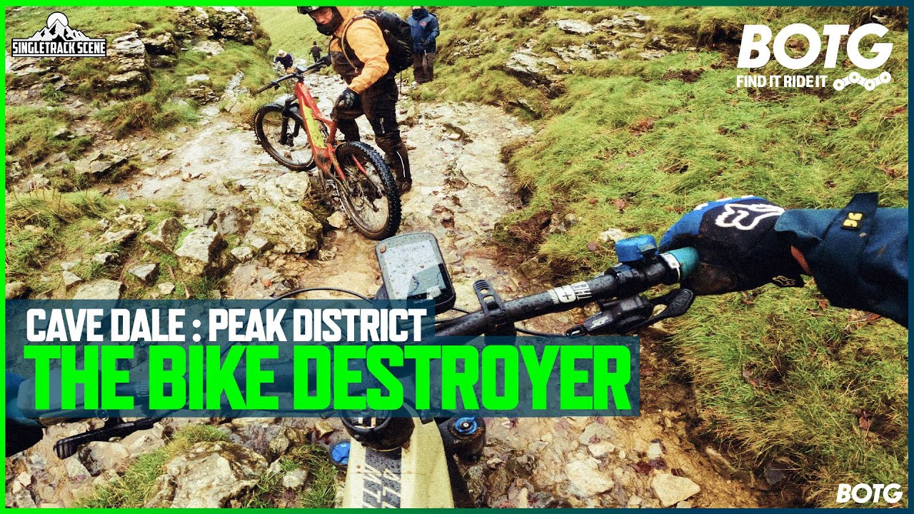 MTB Peak District Cave Dale :  The Cave Dale Crusher - The Beast @HopeValley Peak District