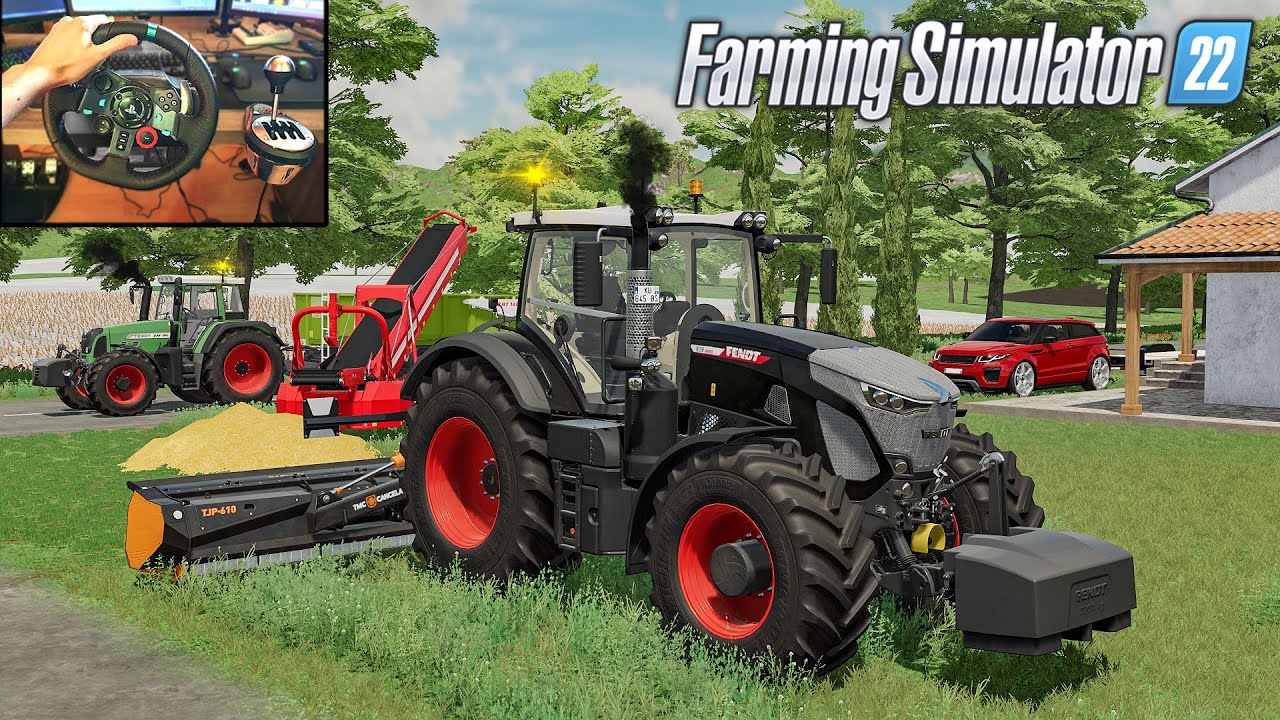 Работа с 2 FENDT | Рулевое колесо и переключение передач (Farming Simulator 22)