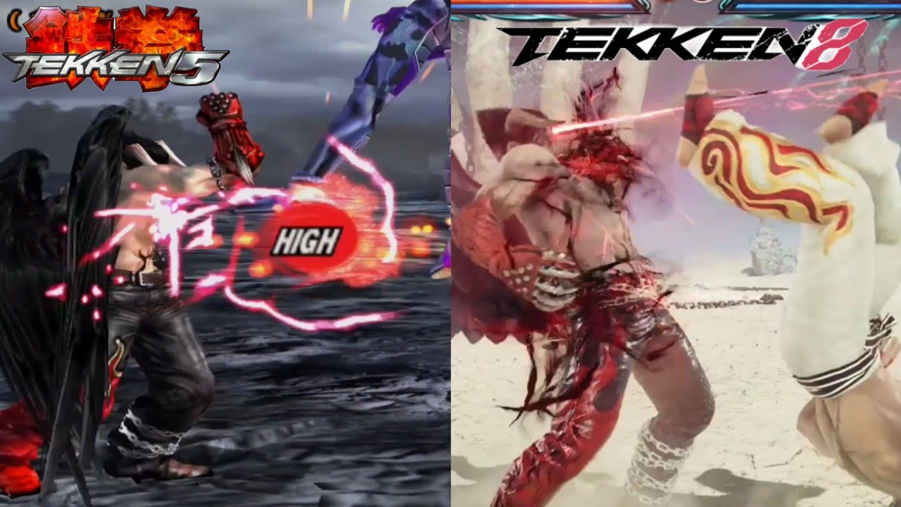 Evolution of Devil Jin combos 2004-2025