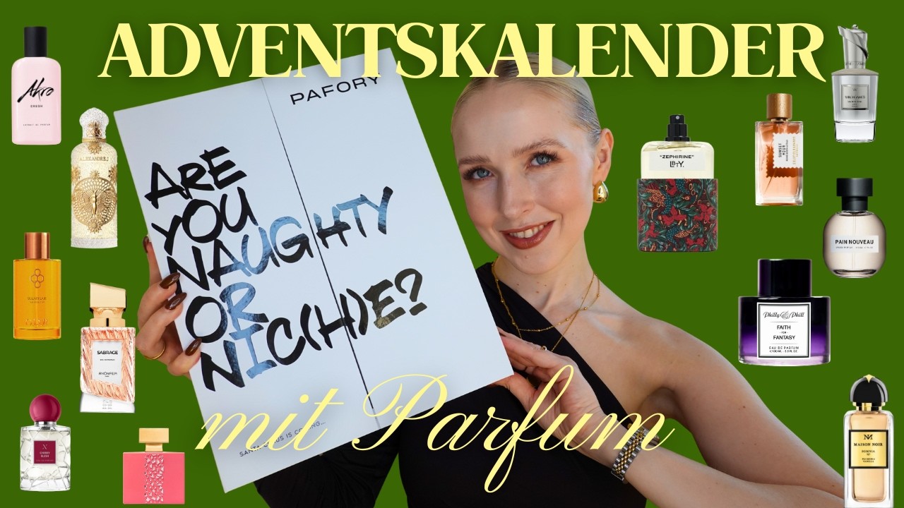 Lohnt sich dieser (NISCHEN-)PARFUM ADVENTSKALENDER 2025? Unboxing & First Impression!