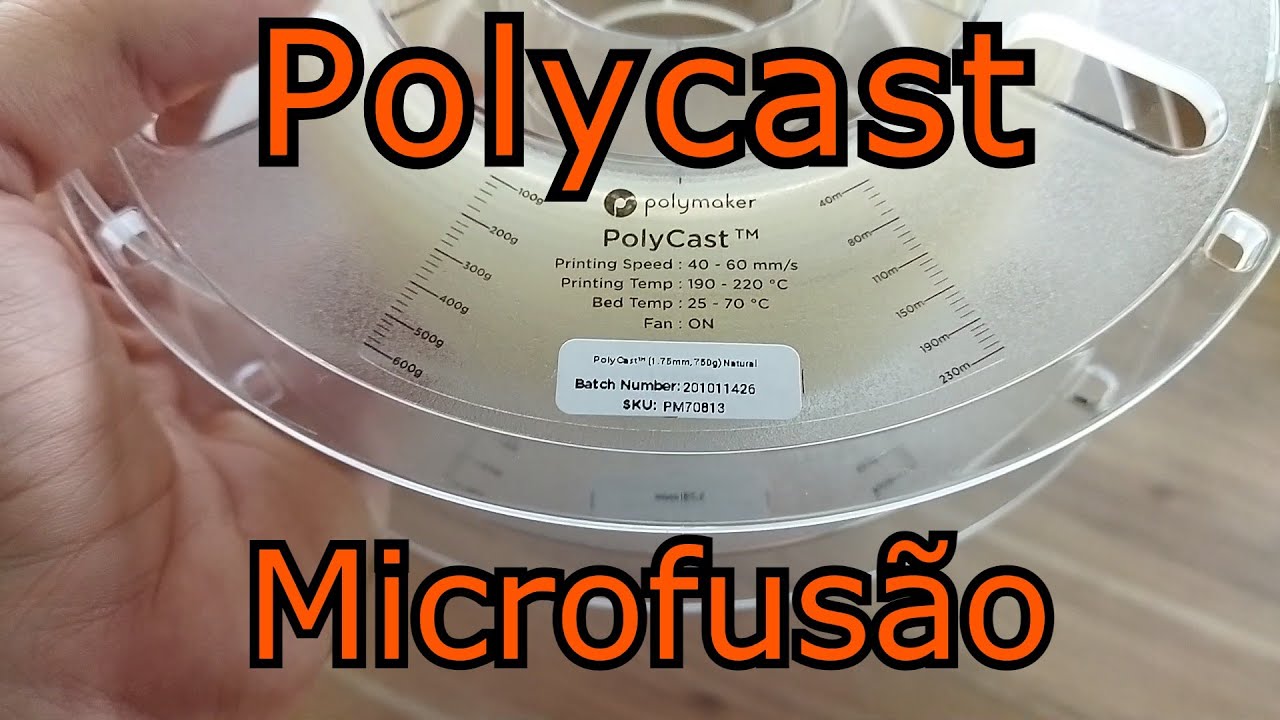 Polymaker Polycast - Material molde para microfus&atilde;o