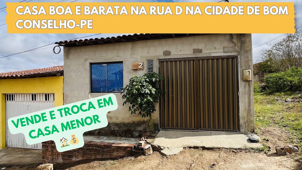 CASA BOA E BARATA NA RUA D