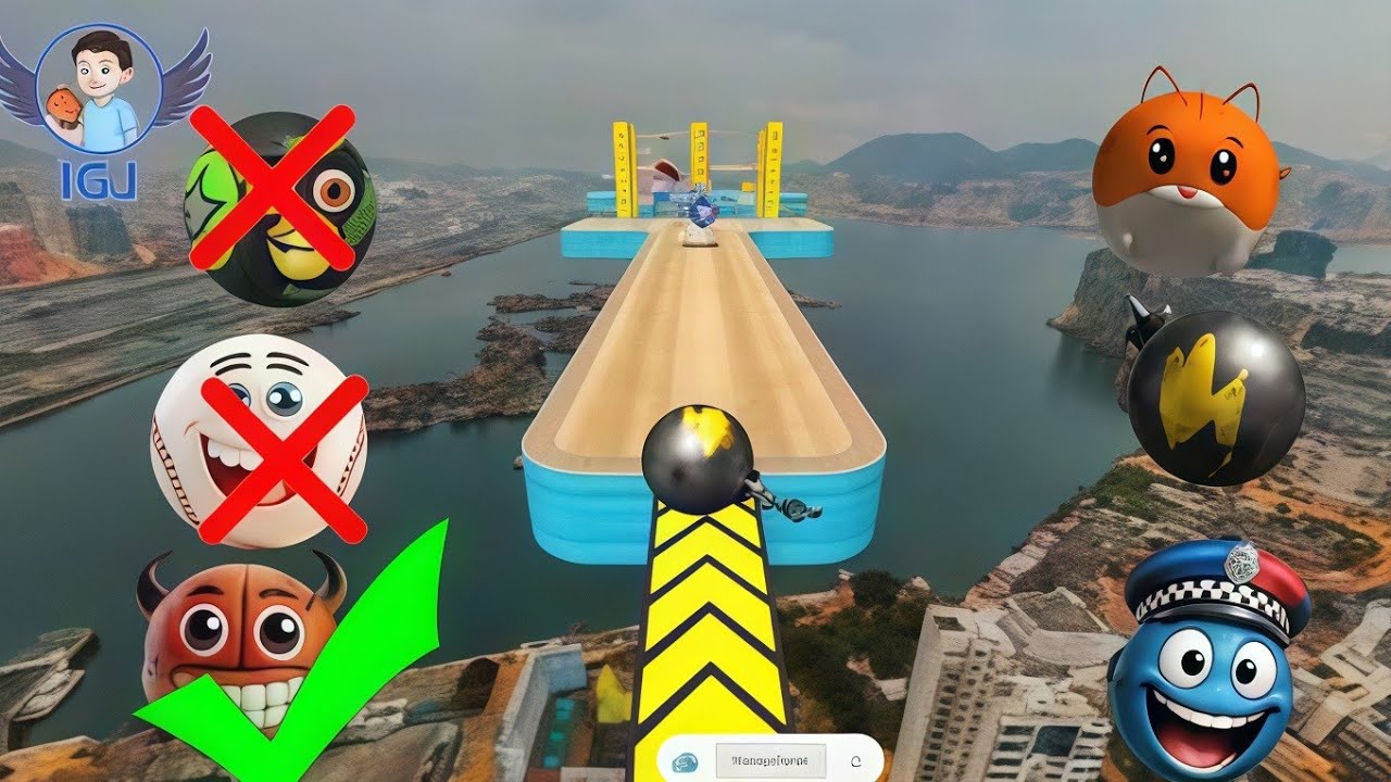 GOING BALLS🤪 PORTAL RUN💪 NEW HARD LEVELS CHALLENGE SPEEDRUN