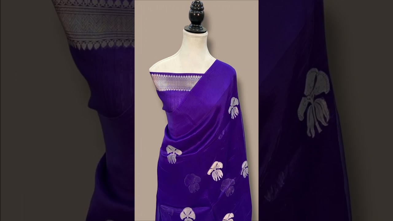 Sheer Sophistication &ndash; Kora Organza Saree That Steals Hearts at ₹1600 +free shipping #saree#viral