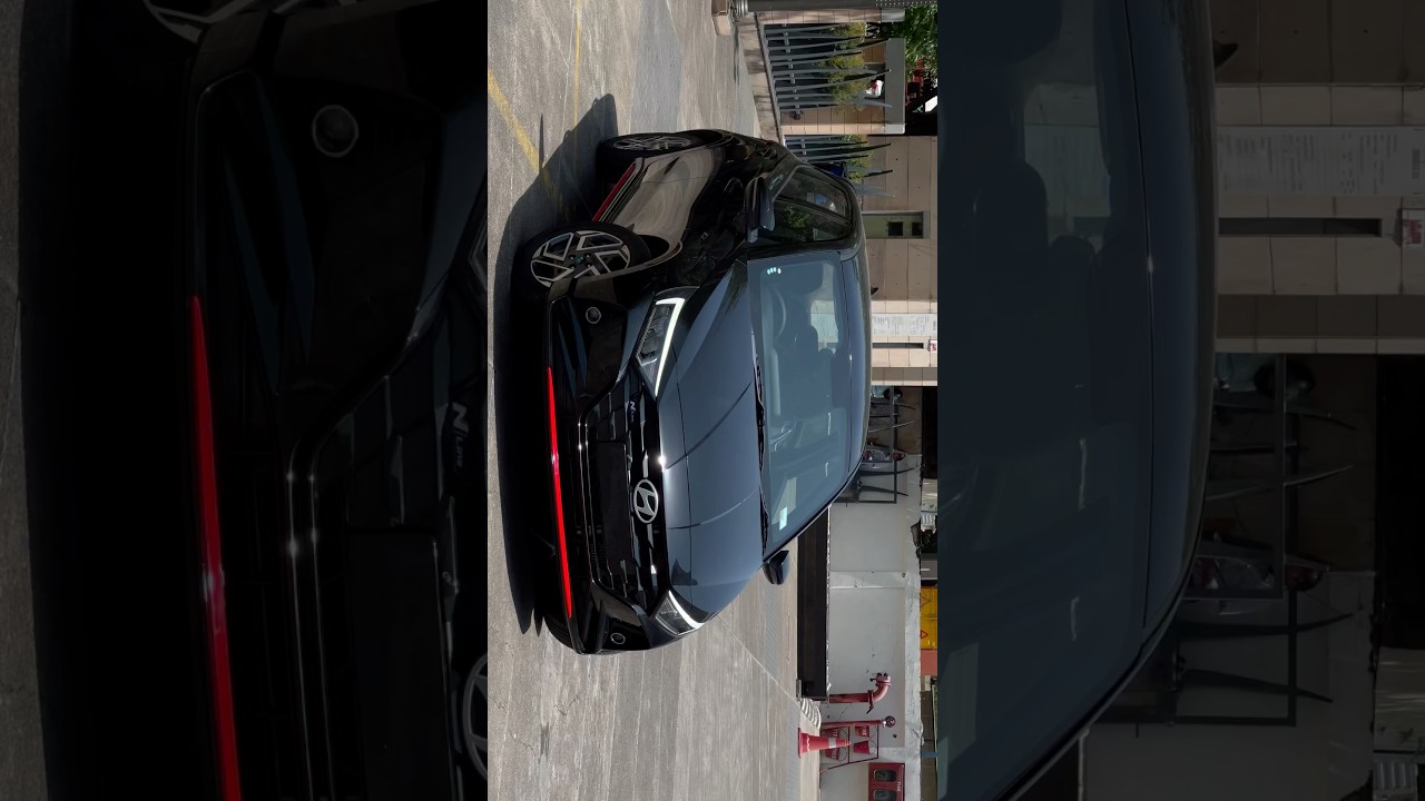 i20 nline n8 2025🔥black colour like man in black cinematic view￼ 😍