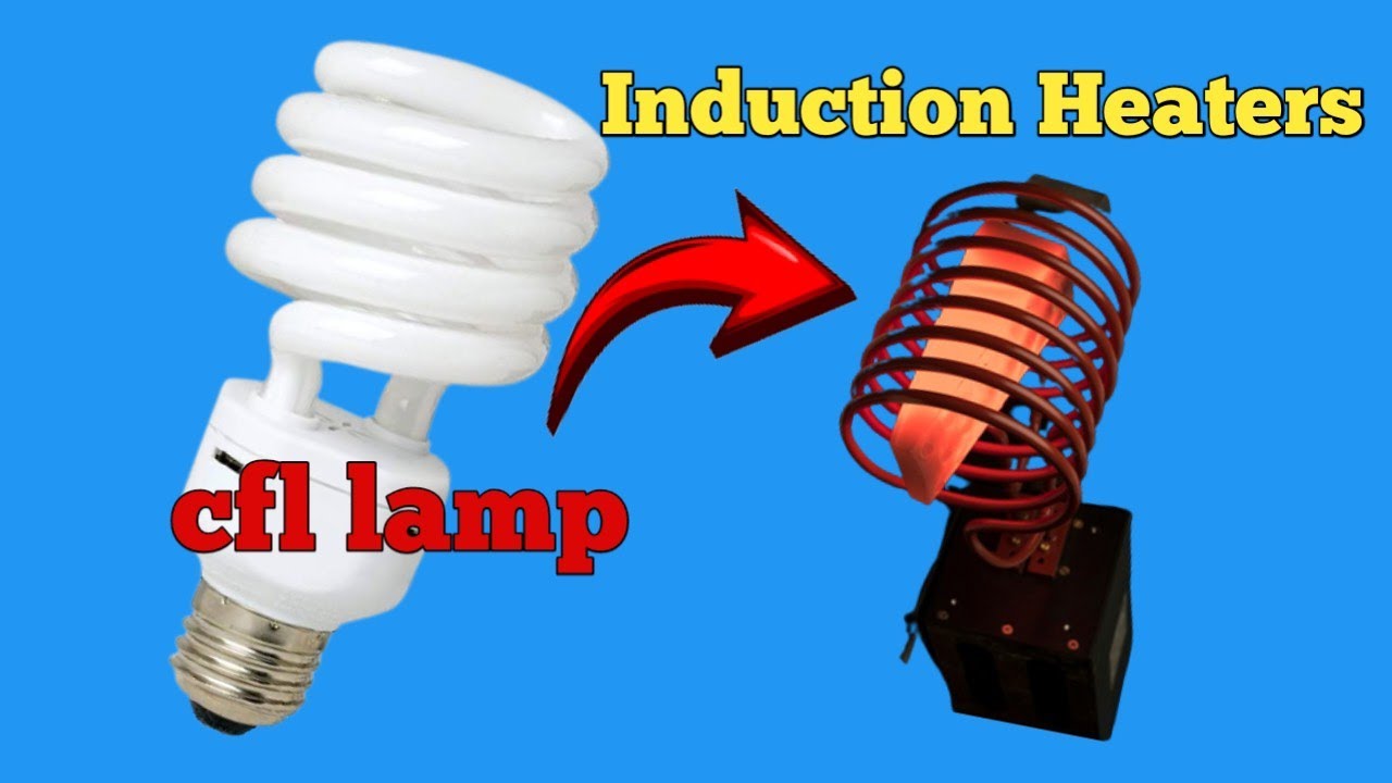 This Simple Trick Turns Old CFL Lamps Into Awesome Induction Heaters ||