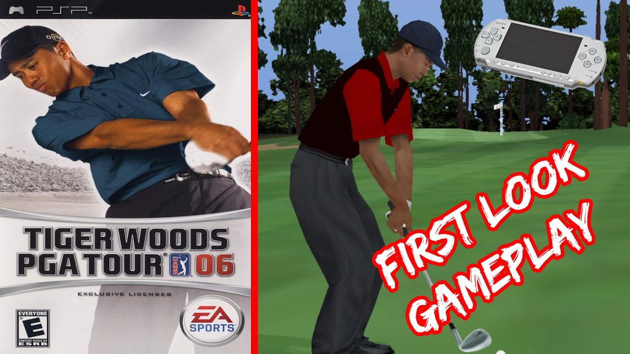 Tiger Woods PGA Tour 06 – PSP Gameplay