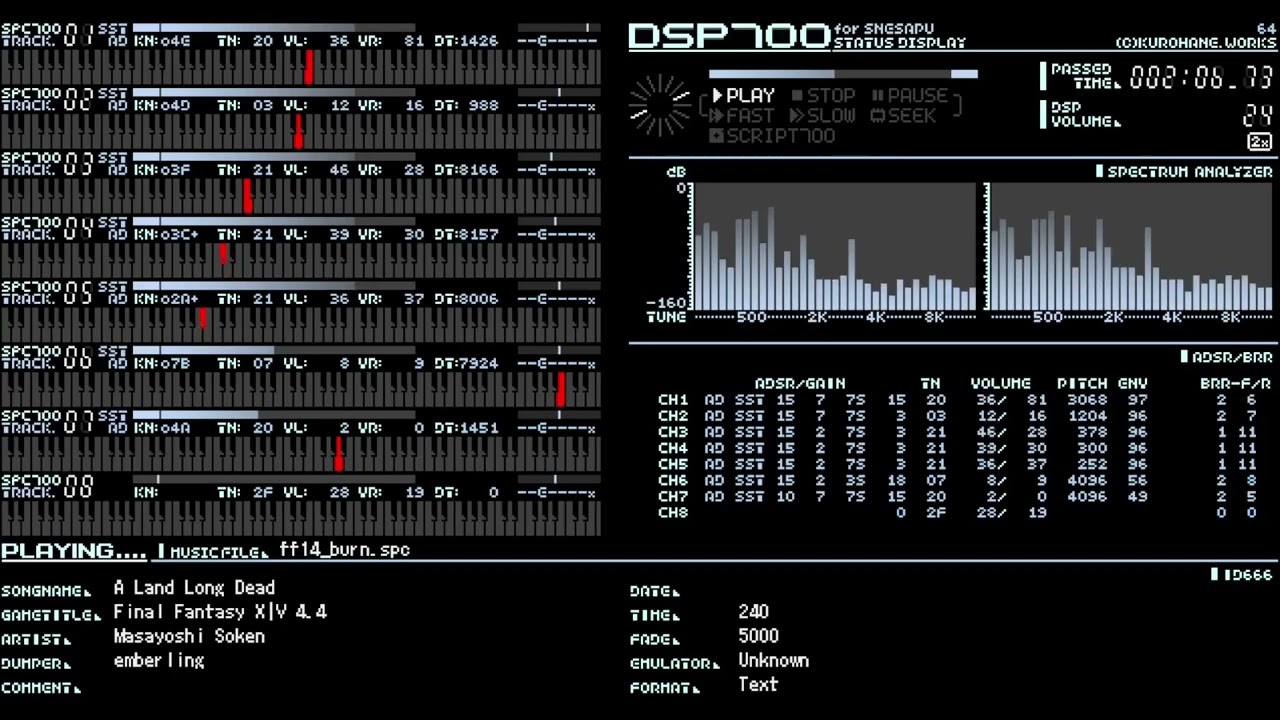 SPC700: Final Fantasy XIV - A Land Long Dead