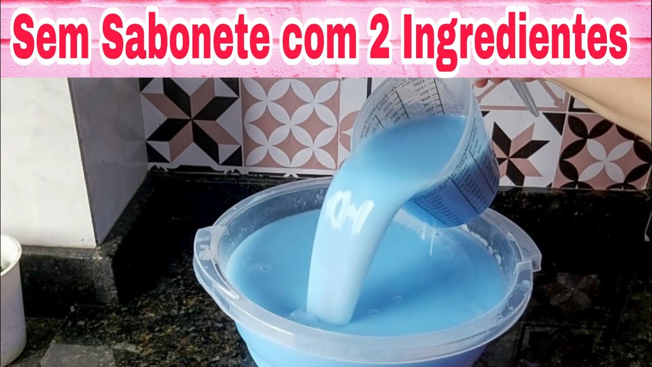 Como Fazer Amaciante Caseiro Sem Sabonete com 2 Ingredientes Rende 5L Fácil e Rápido