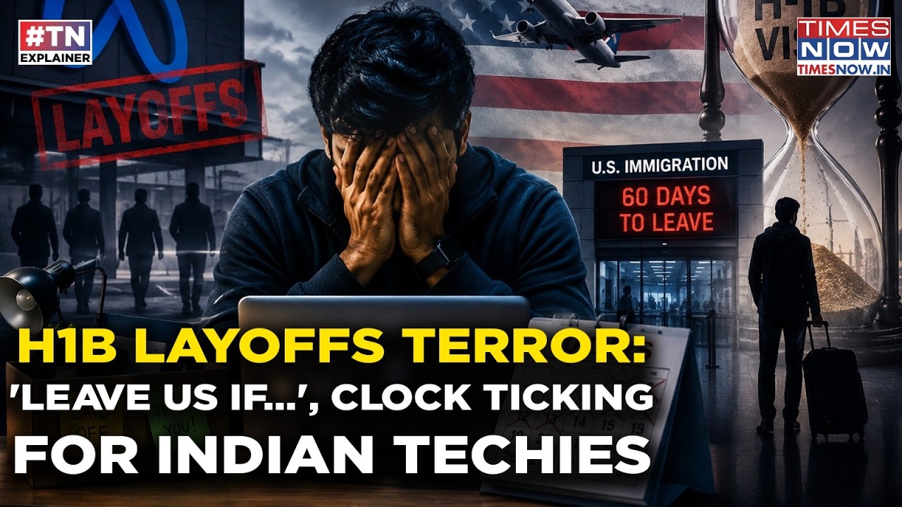 H1B Layoffs Terror: 'Leave US In 60 Days If...', Clock Ticking Fast For Indian Techies In America