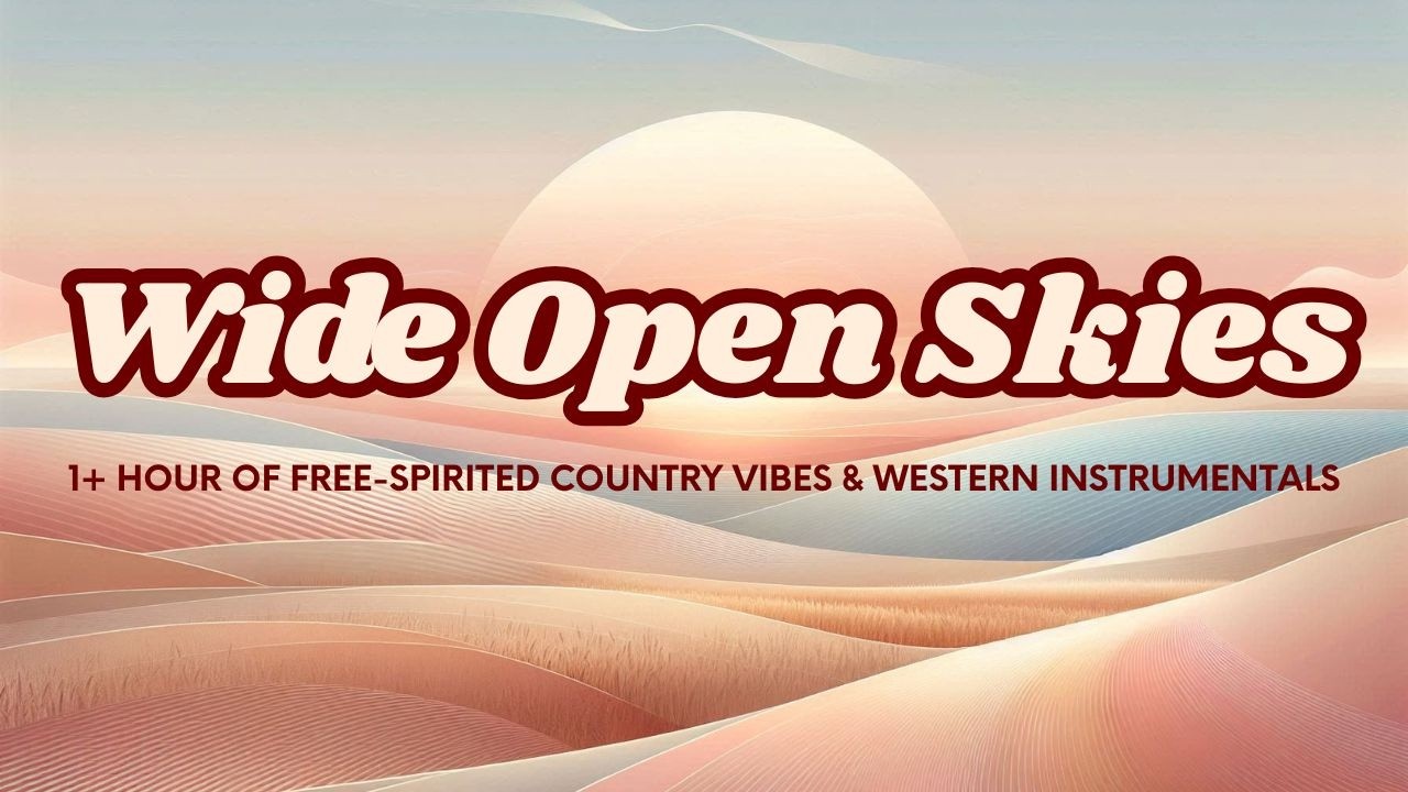 Wide Open Skies – 1+ Hour of Free-Spirited Country Vibes & Western Instrumentals