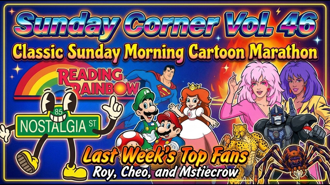 📺 Sunday Corner Vol. 46 | Classic Sunday Morning Cartoon Marathon ☕📺