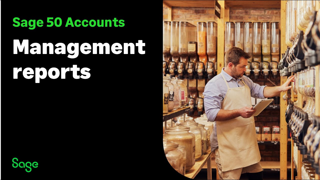 Sage 50 Accounts (UK) - Management reports