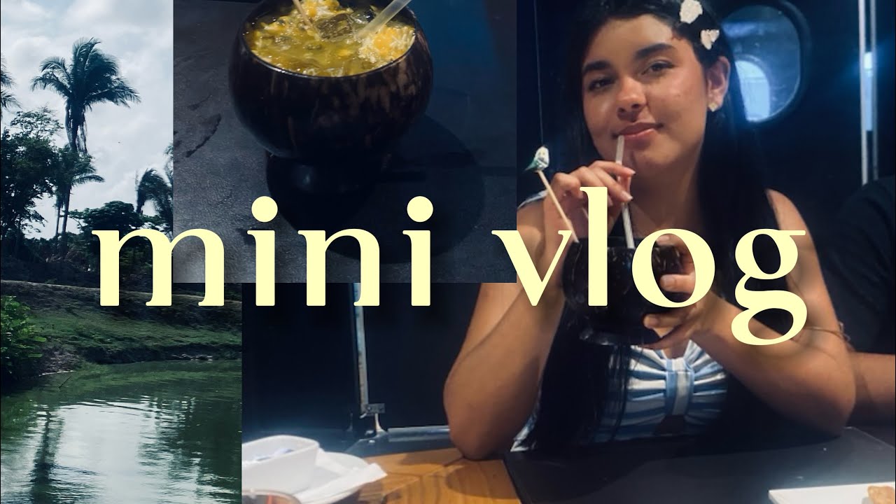 mini vlog ⋆ ˚｡⋆୨୧˚ jantando fora + viagem