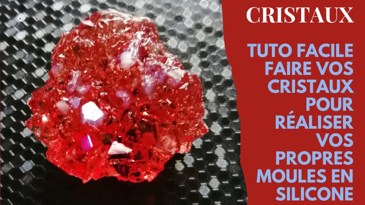 How to Grow Your Own Crystals at Home/Créer ses propres cristaux pour faire vos moules en silicones.