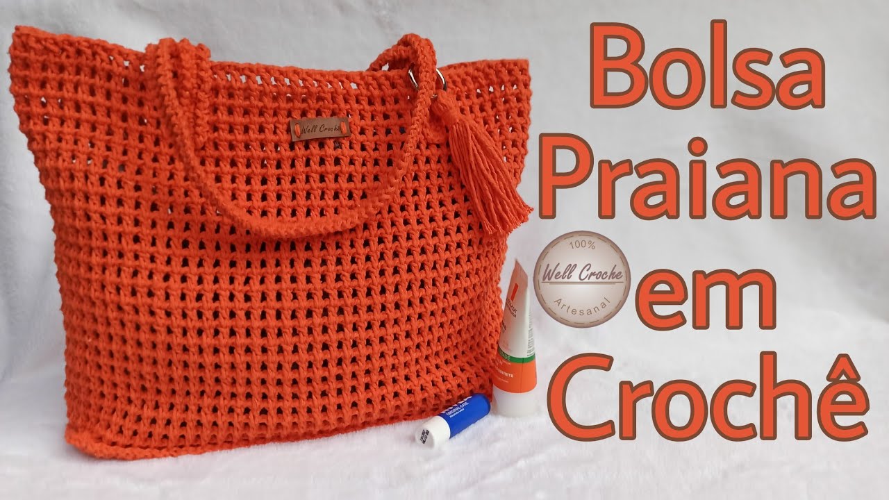 Bolsa Praiana em Crochê