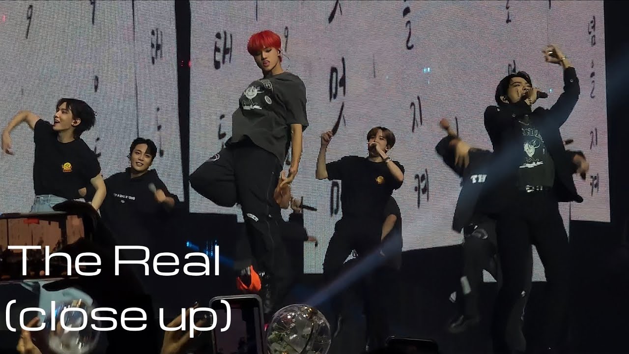 110822 Ateez in Anaheim- The Real (close up)