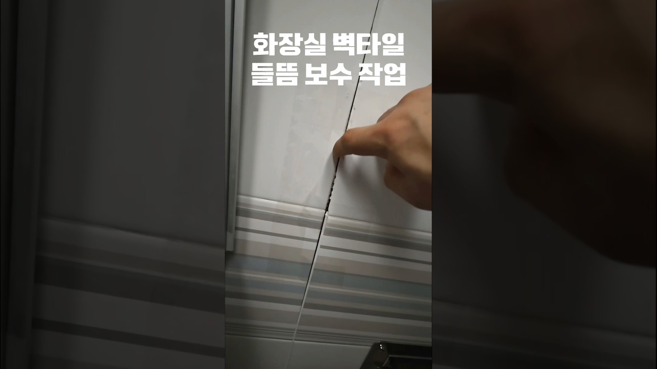 우리집 화장실 타일 깨짐 들뜸 셀프로 보수해보자🔥