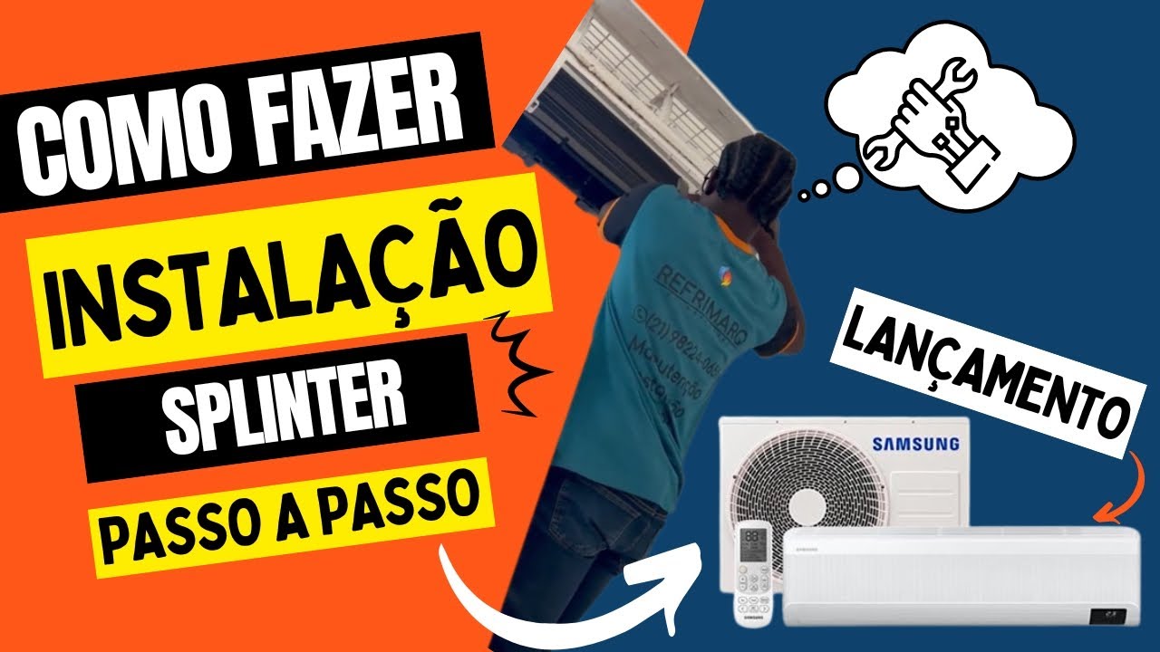 Samsung Wind Free Sem vento Instalação completa / Refrimarq