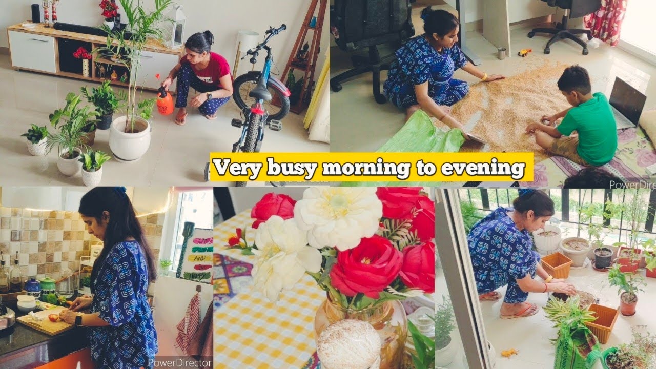 🌹💁My very busy morning to evening routine,special lunch,cleaning aur bhi bahut saare kaam✨💕