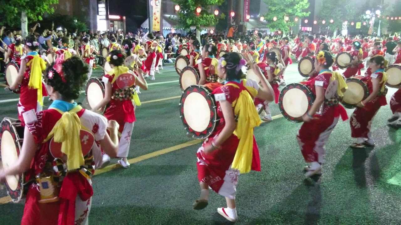 【連覇 盛岡大学 】2018.8.3盛岡さんさ踊り 最優秀賞