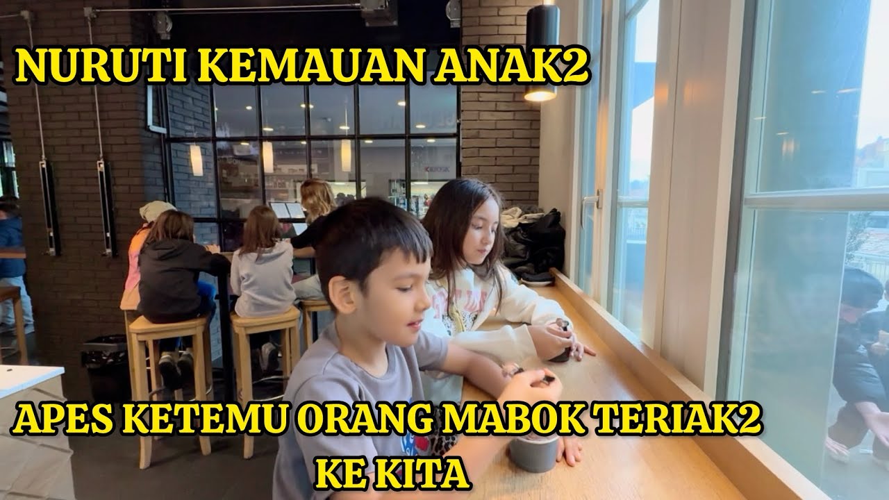 NURUTI KEMAUAN ANAK2 MALAH KETEMU ORANG MABOK 😌
