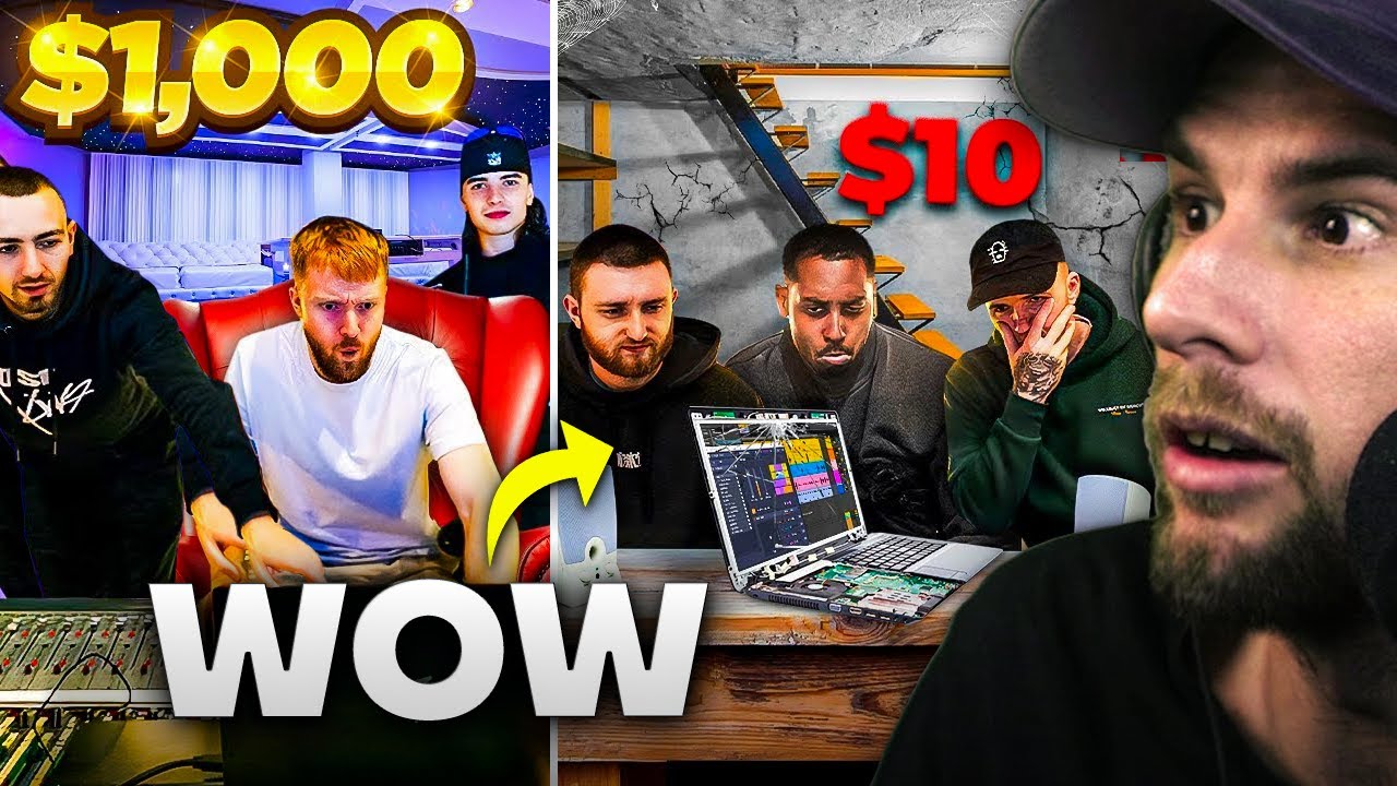6 Producers Face OFF ($10 vs $1000 Studio beat)