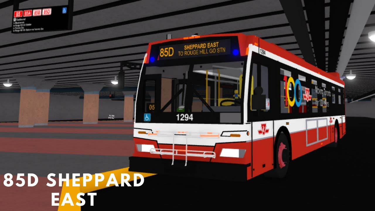 TTC Roblox | Orion VII NG HEV 1294 -Route 85D Sheppard East To Rouge Hill Go Station via Toronto Zoo