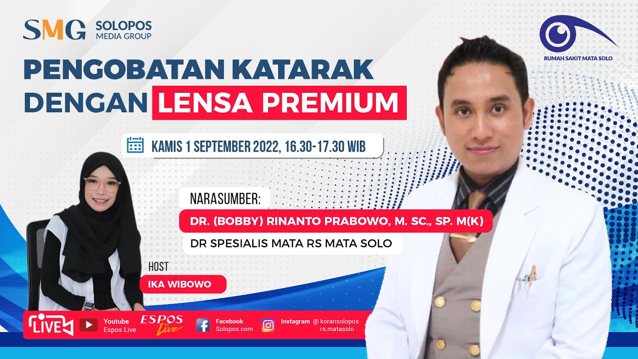 Webinar Solopos: Pengobatan Katarak dengan Lensa Premium
