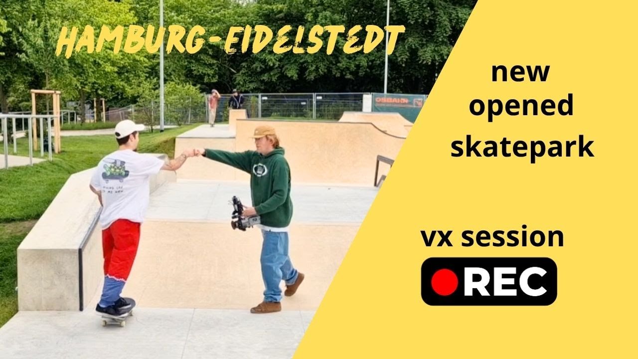 A 9/10 Skatepark just opened in Hamburg