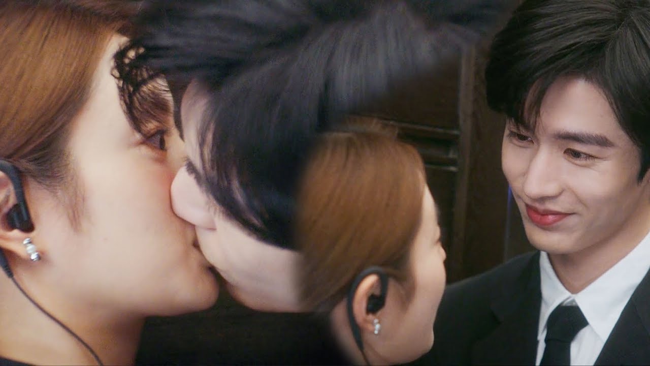 霸總參加峰會和灰姑娘偷偷調情，灰姑娘獻上一吻，霸總差點把持不住！#愛情#都市#甜寵#張凌赫#徐若晗#爱你