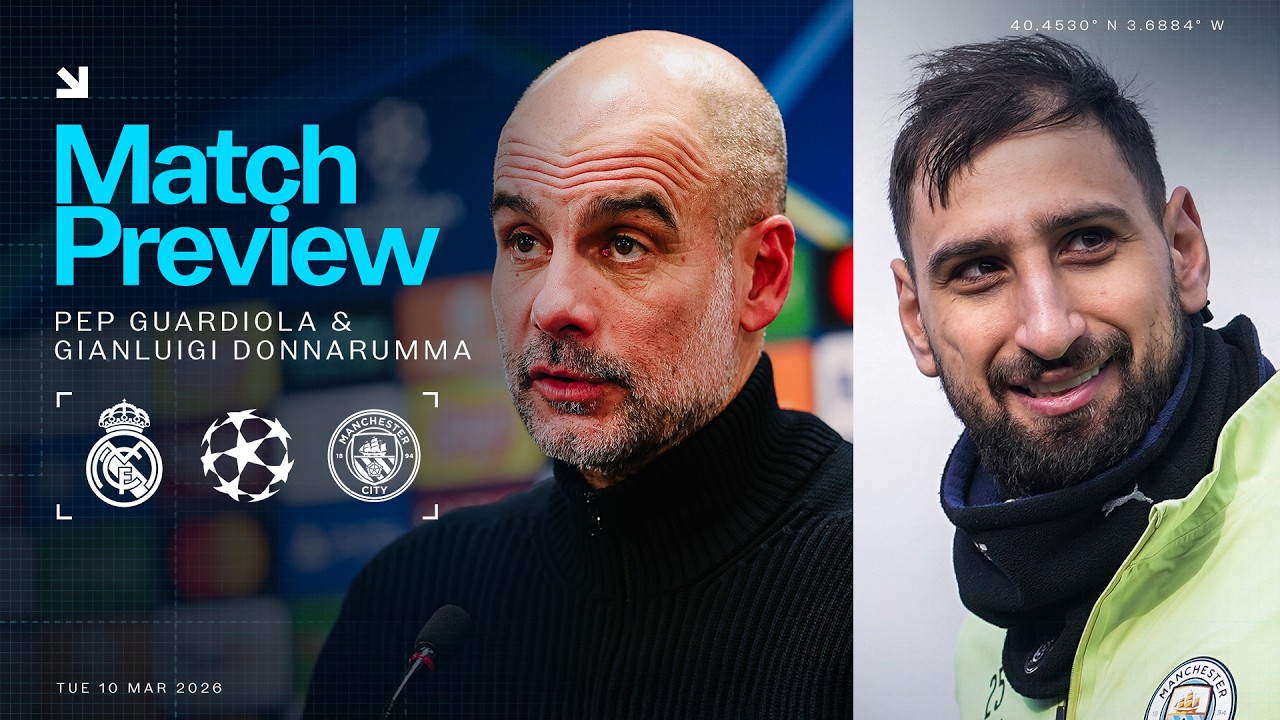 WATCH LIVE: MATCH PREVIEW | Real Madrid v Man City | UEFA Champions League