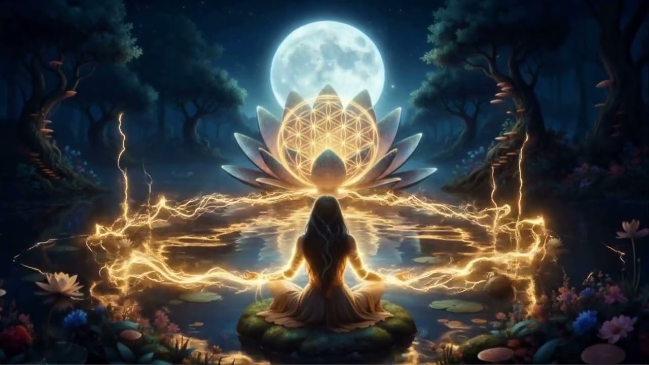 Flower of Life: 432Hz Harmonizing Beats 🌿 Eternal Creation & DNA Repair | Sacred Geometry Meditation