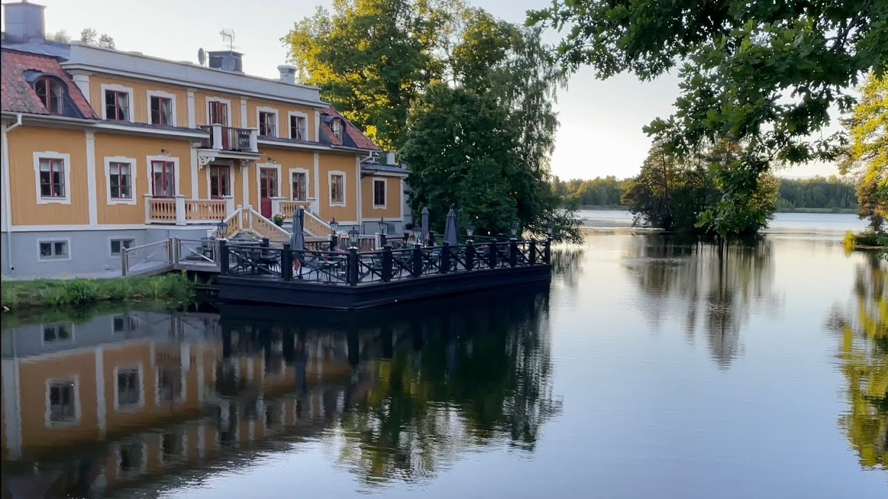 Sweden Walks: Dufweholm. Evening walk in beautiful surroundings near Katrineholm