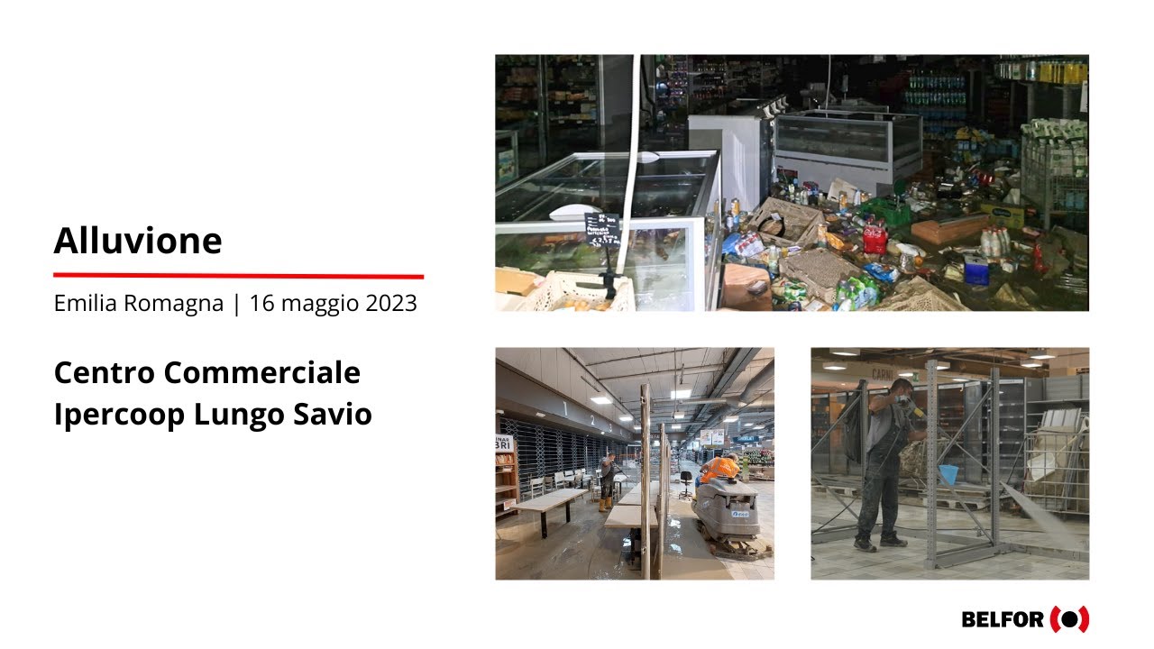 Alluvione Emilia Romagna 16 maggio 2023 - IPERCOOP Lungo Savio Cesena