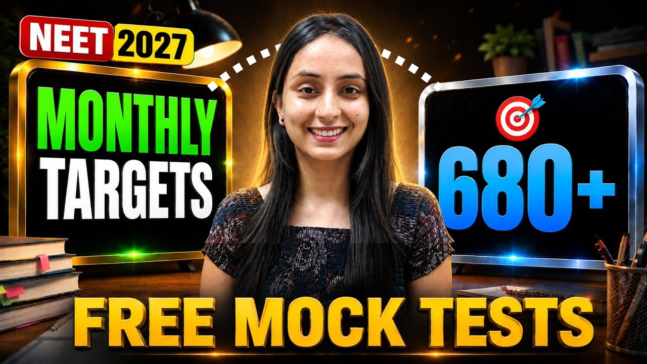 🚨SEPTEMBER Target for NEET 2027🩺 | FREE Mock Tests📝 #neet #neet2027 #update #study #yt