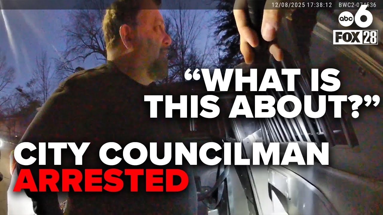Bodycam shows arrest of Ohio city councilmember accused of sex crimes
