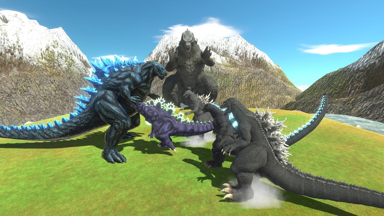 Godzilla Earth Fights Until His Final Atomic Breath - Animal Revolt Battle Simulator