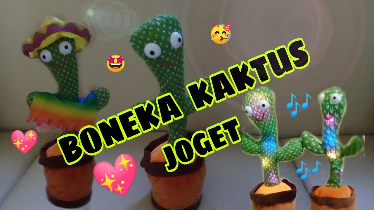 BONEKA KAKTUS JOGET // UNBOXING & RIVIEW BONEKA KAKTUS