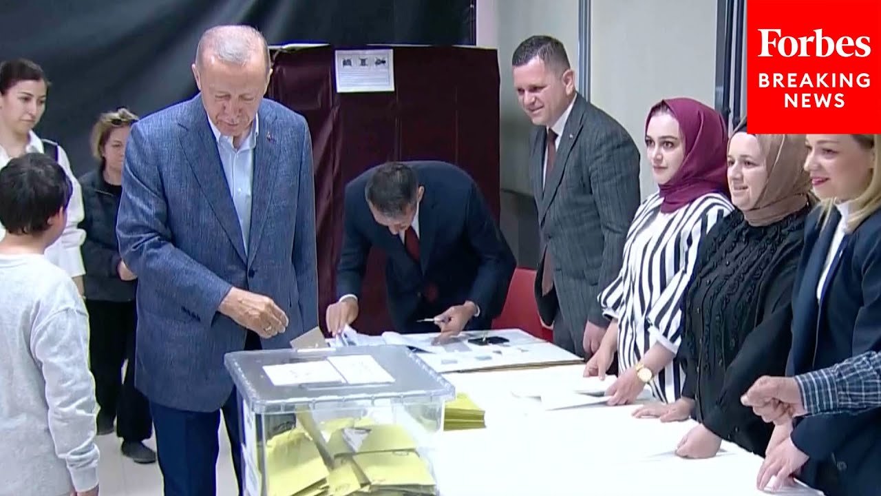 Turkish President Erdogan And More Vote In Turkey's Presidential And Parliamentary Elections